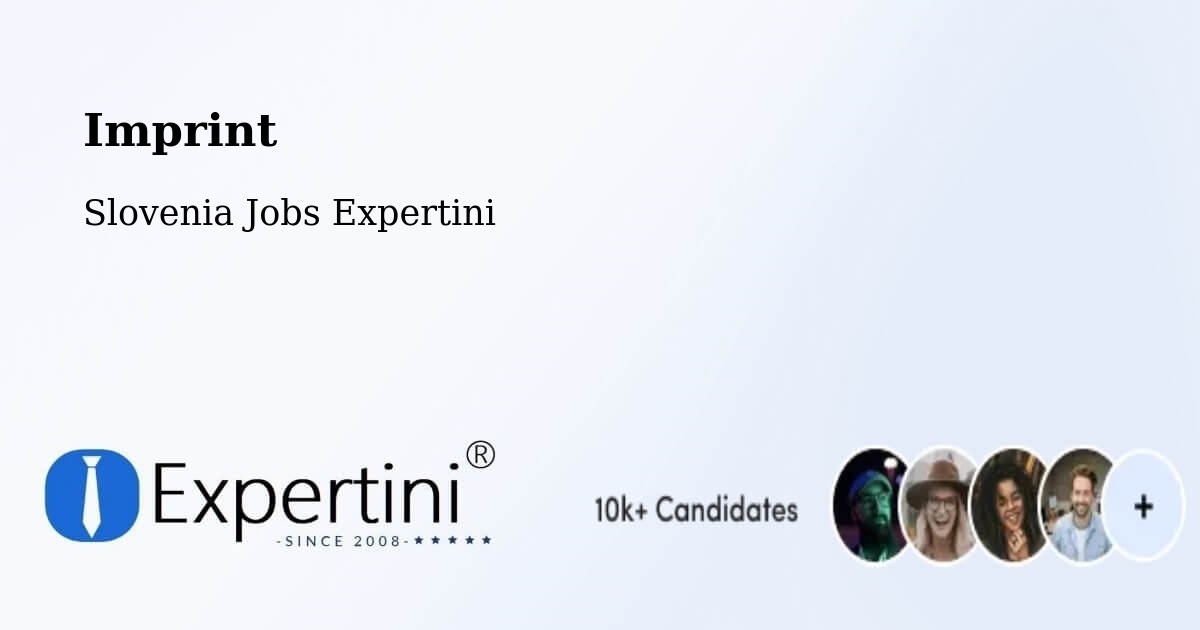 Imprint – Ig - Slovenia Jobs Expertini