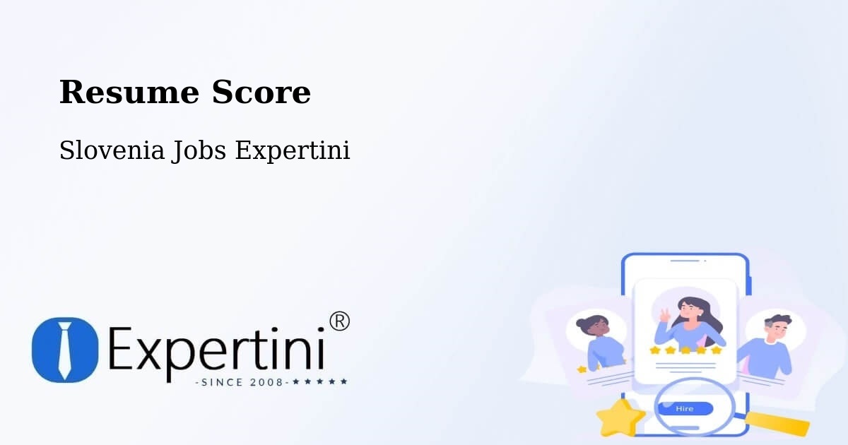 Resume Score & Job Description Match Tool – Ig - Slovenia Jobs Expertini